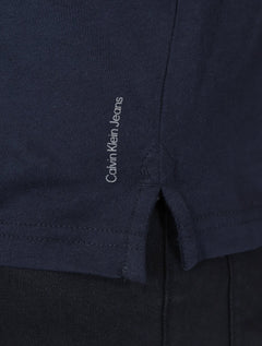 Camiseta Calvin Klein Jeans Masculina Crewneck Essentials Azul Marinho