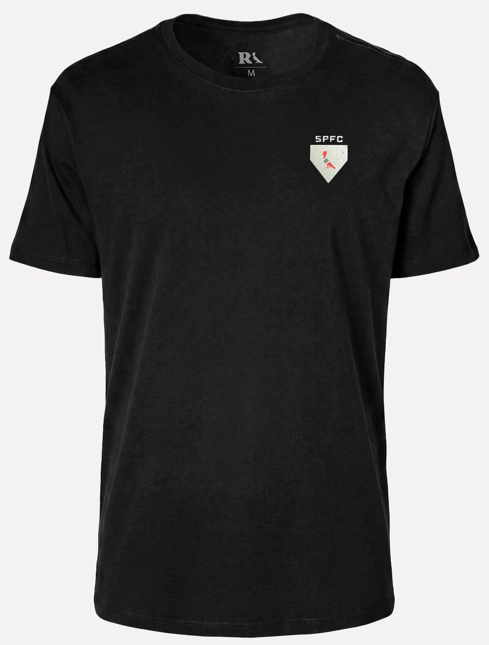 Camiseta Reserva Masculina SPFC Chest Minimalist Preta