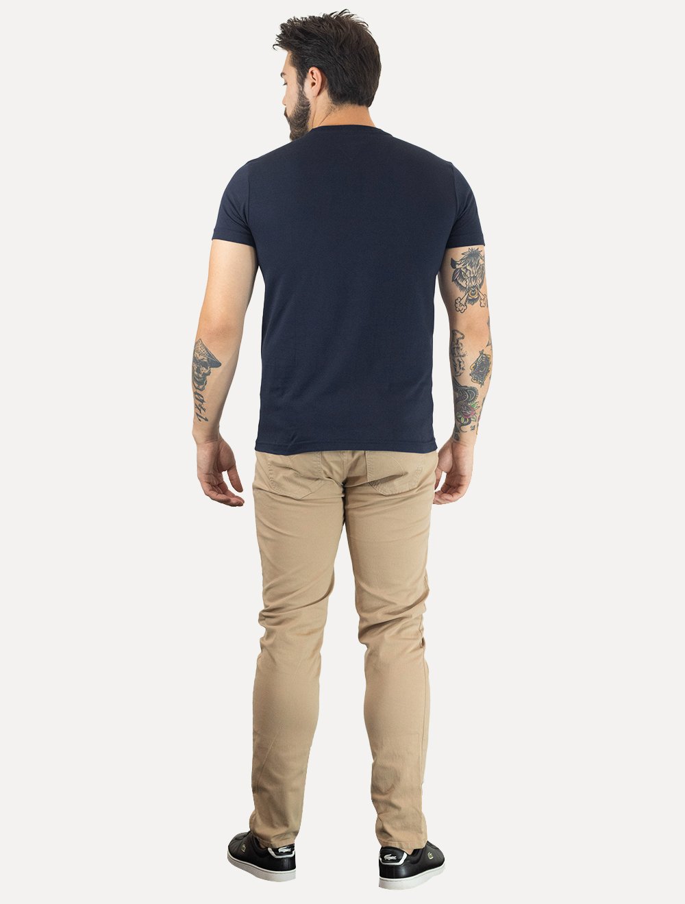 Camiseta Tommy Hilfiger Masculina Monotype All American Azul  Marinho