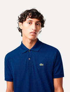 Polo Lacoste Masculina L.12.12 Azul Cobalto