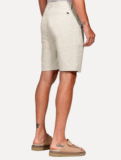 Bermuda Aramis Masculina Chino Flame Mescla Off-White