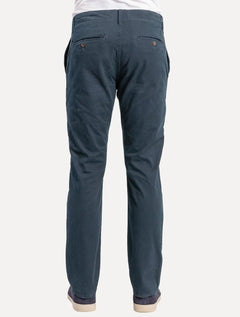 Calça Sergio K Masculina Chino Sarja Elastano Azul Marinho