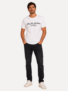 Camiseta John John Masculina Regular Fit Ltd Clean Branco