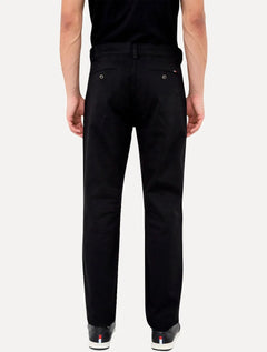 Calça Tommy Hilfiger Masculina de Sarja Brooklyn Preta