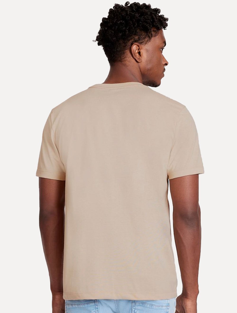 Camiseta Aramis Masculina Eco Lisa Cáqui Claro