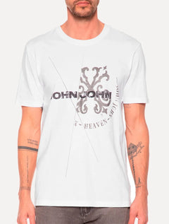 Camiseta John John Masculina Regular Authentic Branca