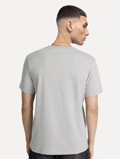 Camiseta John John Masculina Regular Fit Brand Relief Cinza Claro