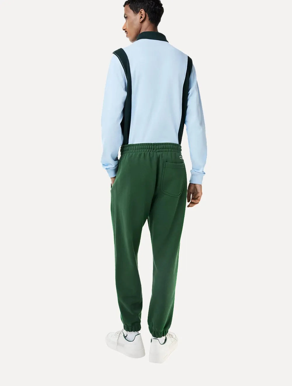 Calça Lacoste Moletom Masculina Sport Fleece Organic Cotton Verde Escuro