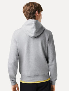 Moletom Lacoste Masculino Organic Cotton Hooded Cinza Mescla