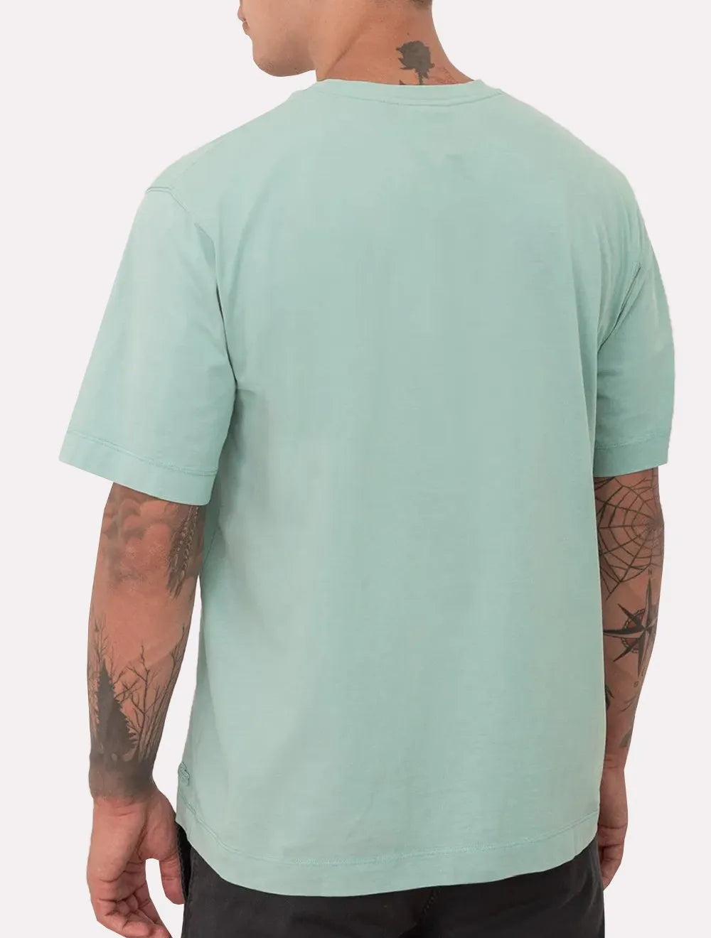 Camiseta Lacoste Masculina Loose Fit Summer Collection Verde Claro