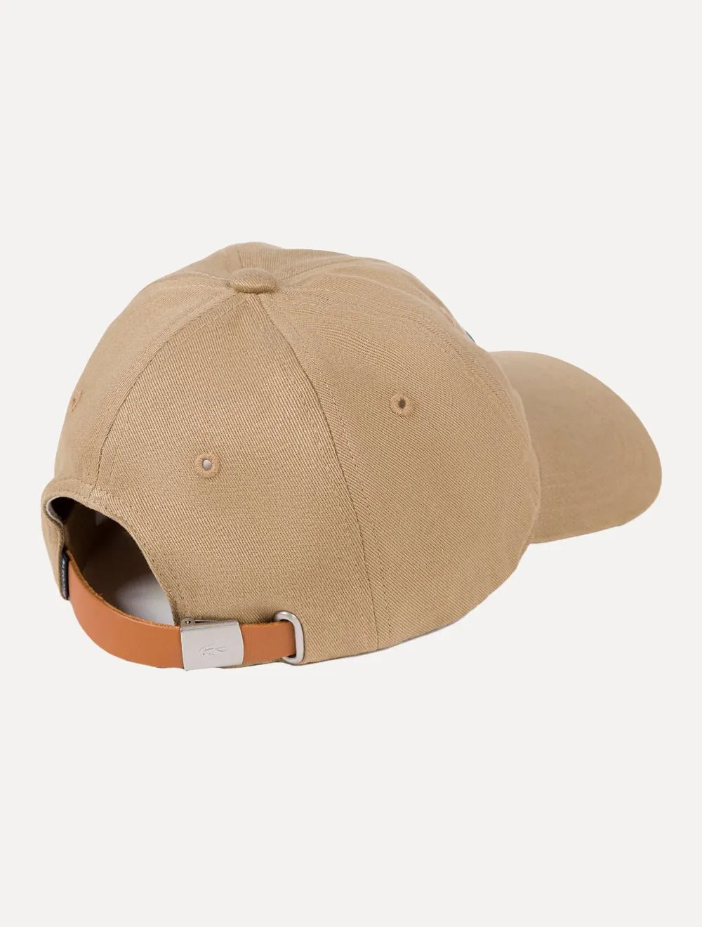 Boné Lacoste Gabardine Big Croco Cáqui Médio