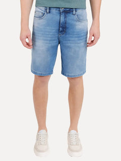 Bermuda Aramis Jeans Masculina Five Pockets Medium Sky Clara