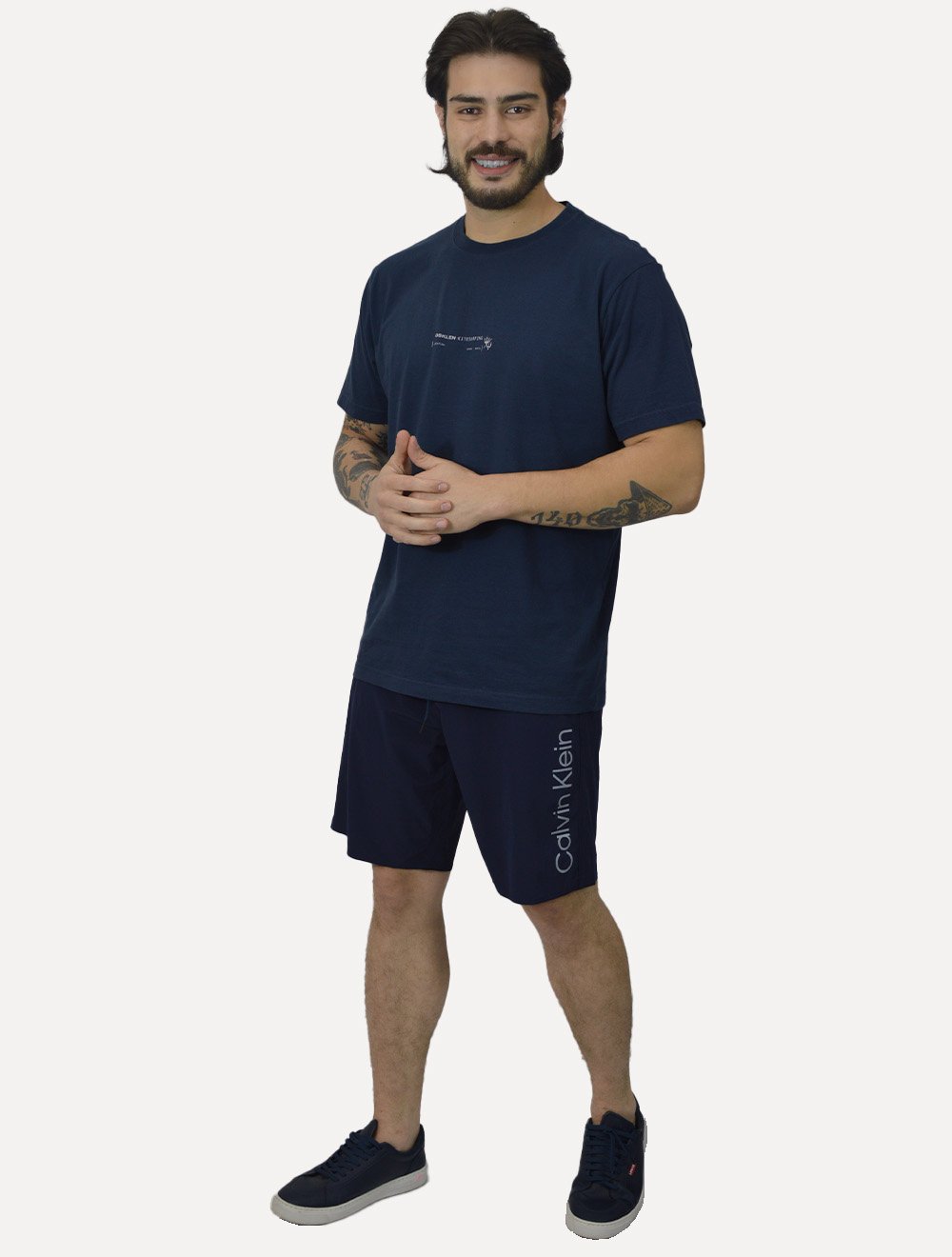 Camiseta Osklen Masculina Regular Vintage Kite Graphics Azul Marinho