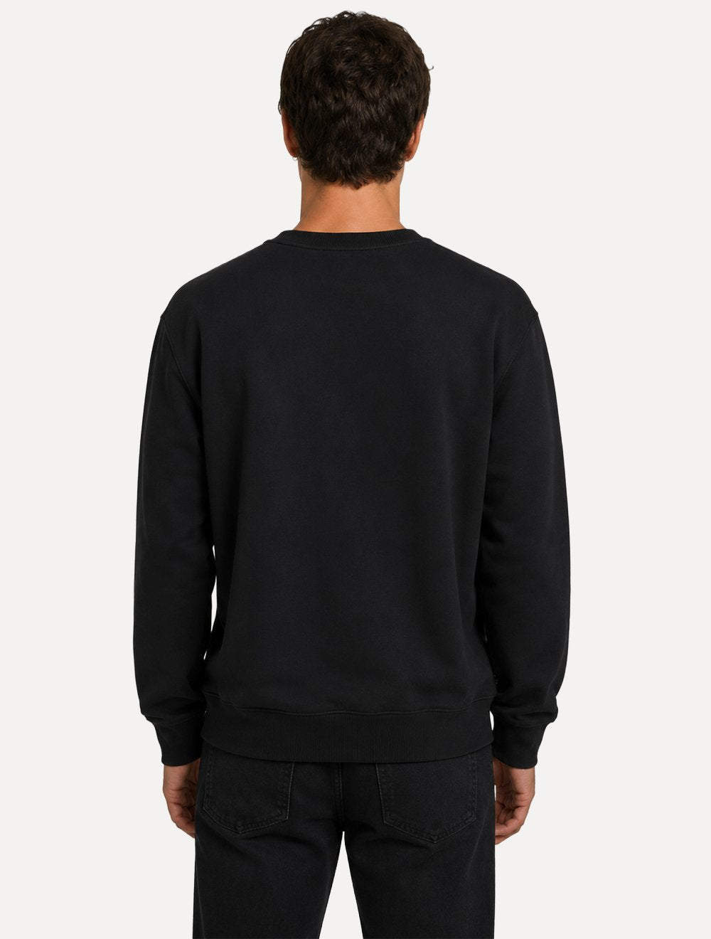 Moletom Ellus Masculino Crewneck Fleece New Future Preto