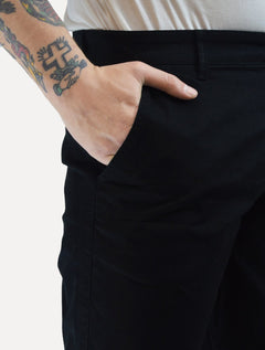 Bermuda Sergio K Masculina Chino Sarja Elastano Preta