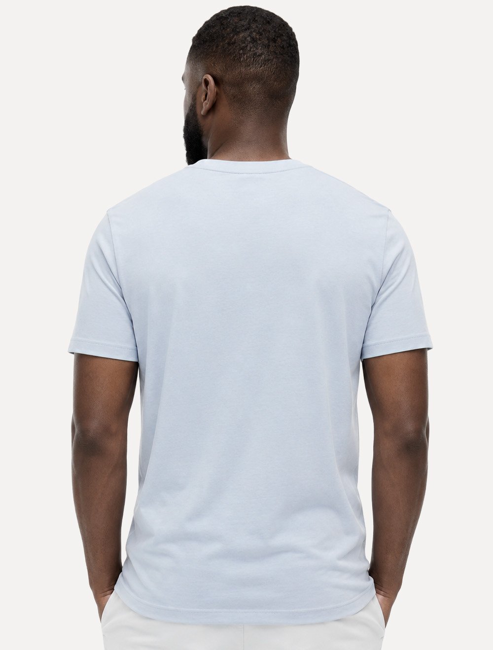 Camiseta Tommy Hilfiger Masculina Brand Love Signature Azul Claro