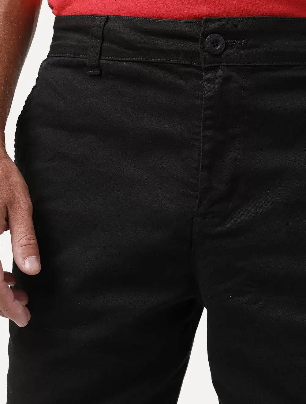 Bermuda Aramis Masculina Chino Color Essential Preta