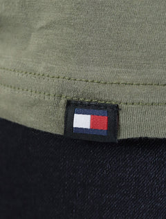 Camiseta Tommy Jeans Masculina Regular Athletic Club Verde Militar