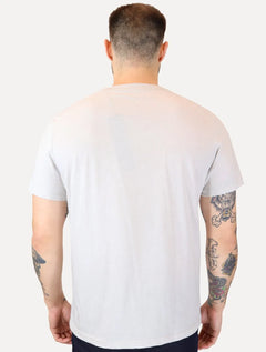 Camiseta Ellus Masculina Linen Slim Originals Duplic Areia Mescla