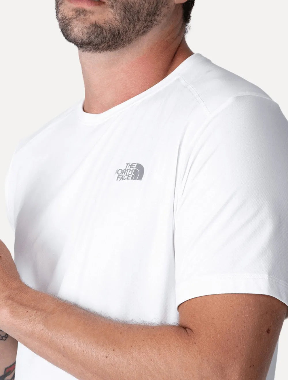 Camiseta The North Face Masculina Crewneck Hyper Branca