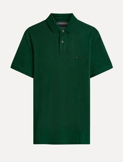 Polo Tommy Hilfiger Masculina Regular Piquet 1985 Verde Bandeira
