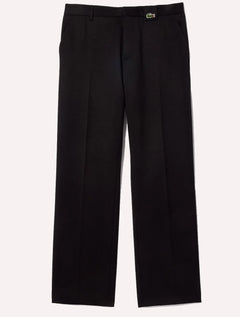 Calça Lacoste Masculina Sarja Chino Straight Croco Preta