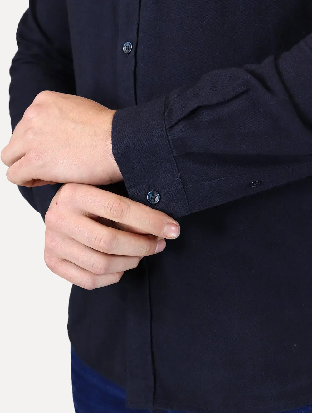 Camisa Tommy Jeans Masculina Regular Flannel Azul Marinho