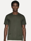 Camiseta Aramis Masculina Mercerizedo Interlock Verde Escuro