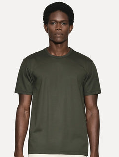 Camiseta Aramis Masculina Mercerizedo Interlock Verde Escuro