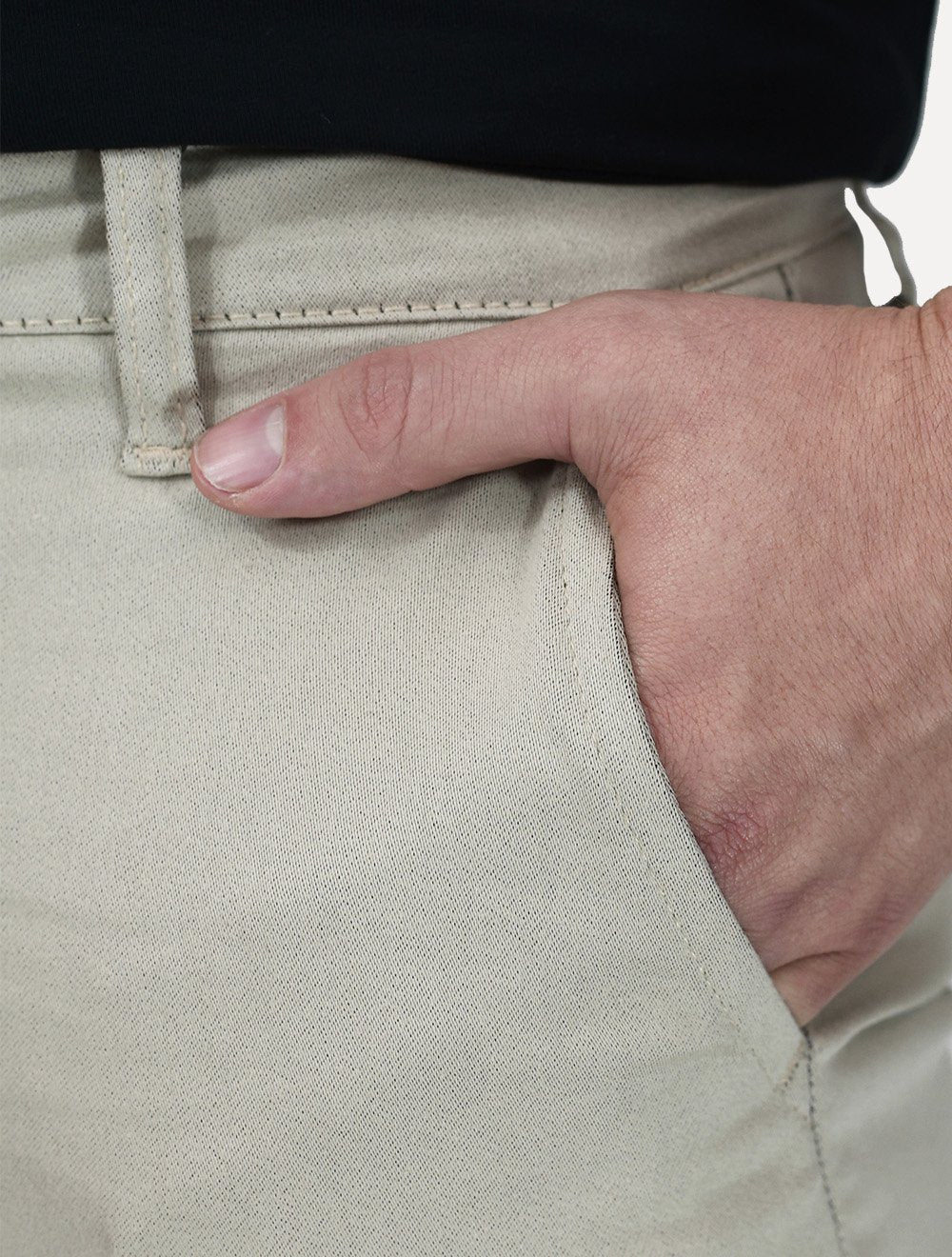 Calça Dixen Masculina Sarja Alfa Areia