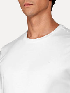 Camiseta Aramis Masculina Basic Lisa Mono Liquid Cotton Branca