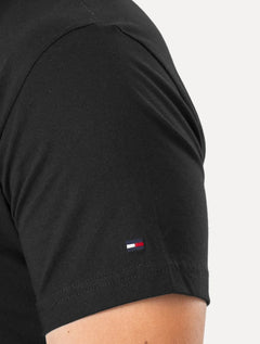Camiseta Tommy Hilfiger | Core Logo Tee Preta