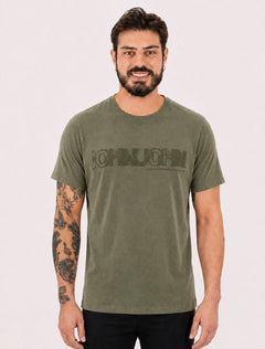 Camiseta John John Masculina Regular Fit Ghost Verde Militar