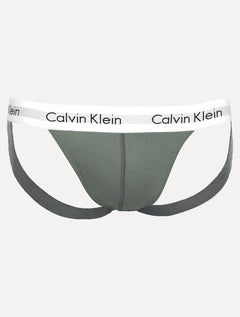 Cueca Calvin Klein Jockstrap Microfibra Classic Cinza Médio