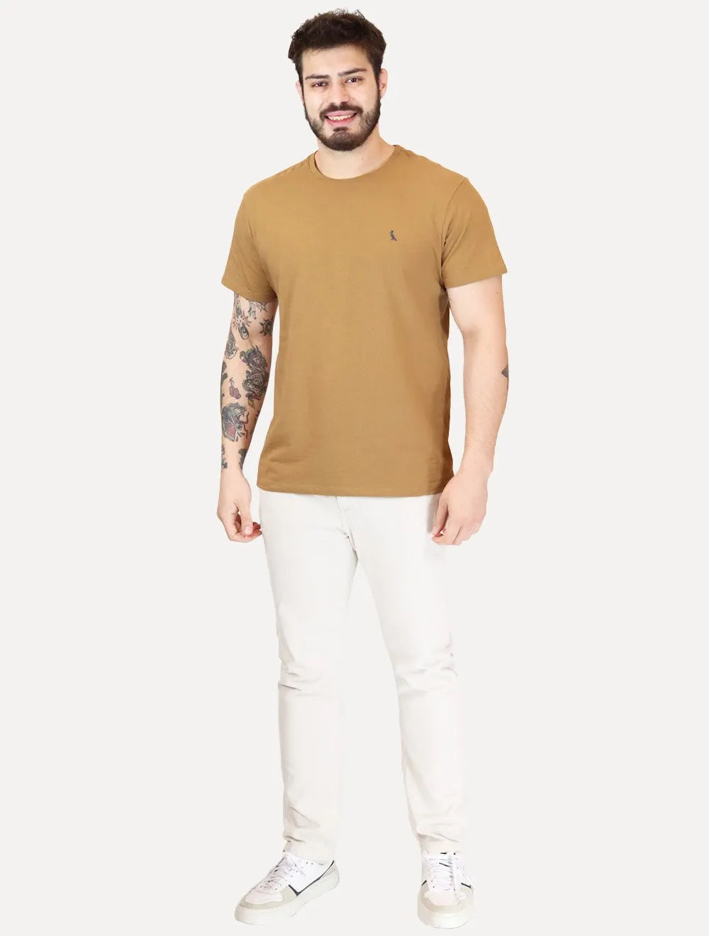 Camiseta Reserva Masculina Basic Woodpecker Marrom