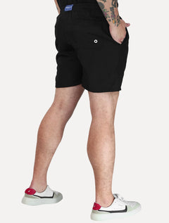 Short King & Joe Masculina Nylon Flex Colors Preto