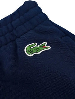 Calça Lacoste Moletom Masculina Croco Logo 1927 Azul Marinho