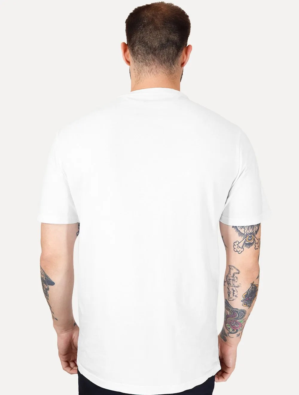 Camiseta Von der Volke Masculina Origineel Velvet Dark Lion Branca
