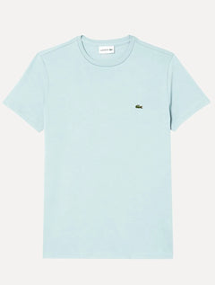 Camiseta Lacoste Masculina Jersey Pima Cotton Azul Claro