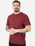 Camiseta Von der Volke Masculina Origineel Lion Stripe Marsala