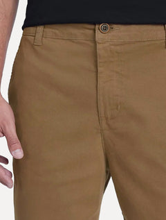 Bermuda Aramis Masculina Chino Color Basica Marrom Médio