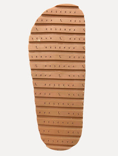 Chinelo Reserva Masculino Duas Fivelas Francisco Nobuck Marrom Claro