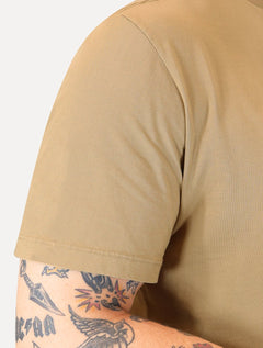 Camiseta Von der Volke Masculina Origineel Bloc Lion Cáqui