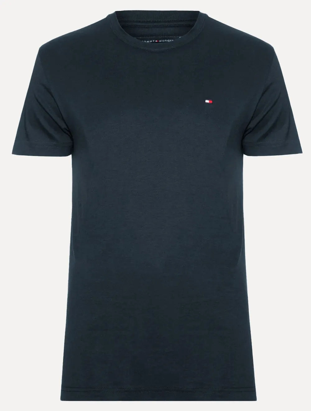 Camiseta Tommy Hilfiger Masculina Regular Core Pima Azul Marinho