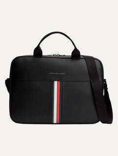 Bolsa Tommy Hilfiger Masculina Notebook TH Metro Computer Bag Preta