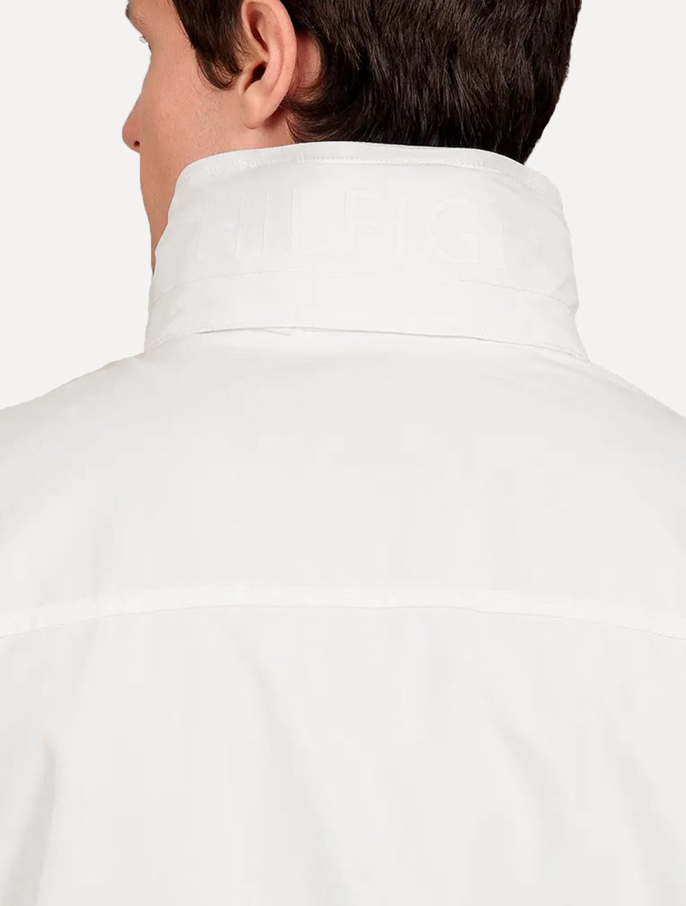 Jaqueta Tommy Hilfiger Masculina Sustainable Regatta Jacket Light Logo Branca