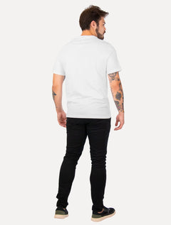 Camiseta Tommy Jeans Masculina Regular Corp Chest Branca