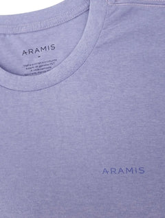 Camiseta Aramis Masculina Tingimento Eco Lisa Azul Mescla
