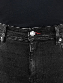 Calça Tommy Hilfiger Jeans Masculina Straight Denton Clark Preta
