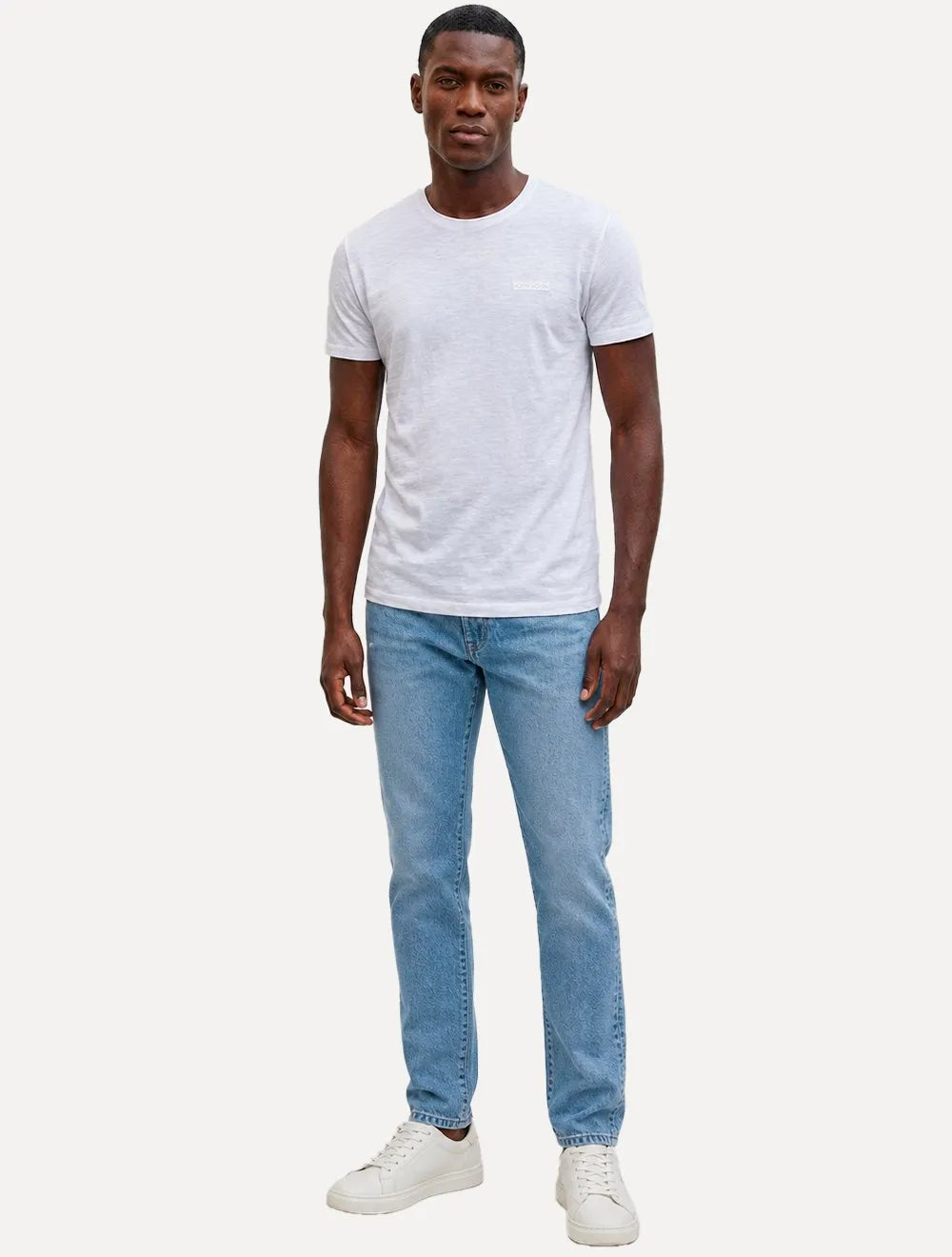 Camiseta John John Slim Fit Flame Off White